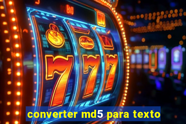 converter md5 para texto